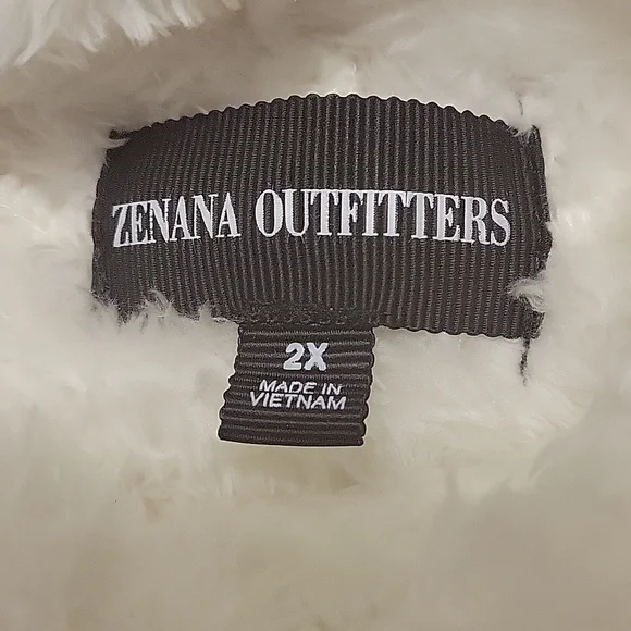 New Zenana 2x Fuzzy Teddy Bear Hoodie - Picture 4 of 6